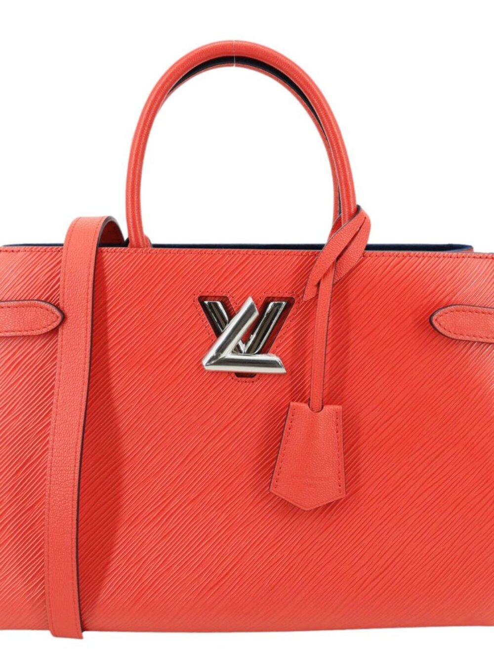 Louis Vuitton  Twist Epi Leather Tote Bag Coquelicot